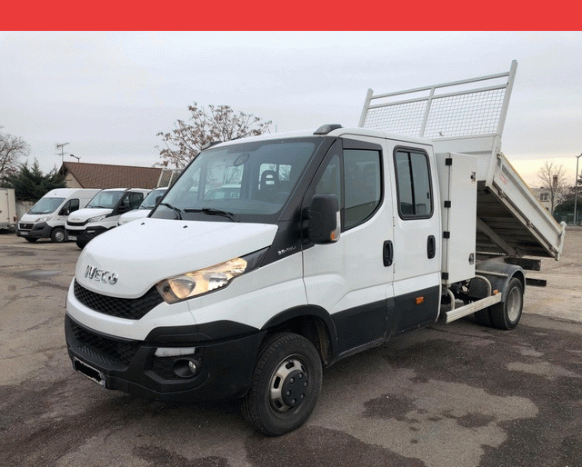 Iveco BENNE + COFFRE 35 C 13 7 PLACES 2.3 HPI 130