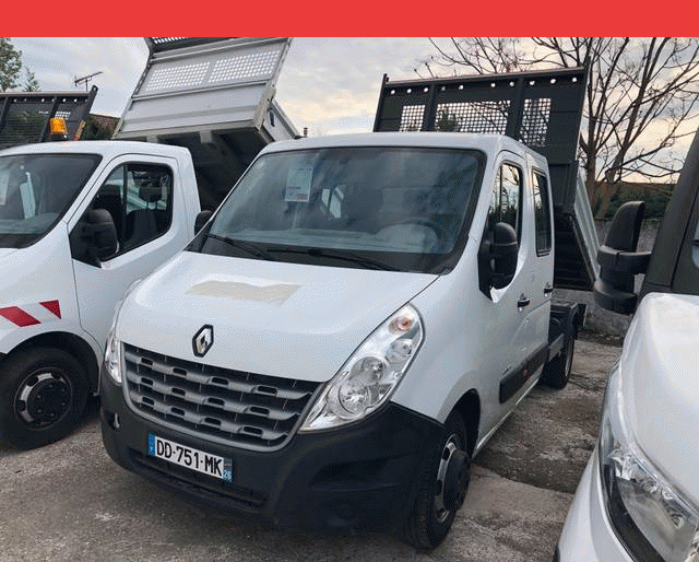 Renault BENNE MASTER RJ 6 PLACES 2.3 DCI 125