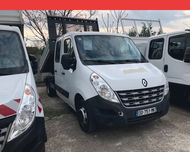 Renault BENNE MASTER RJ 6 PLACES 2.3 DCI 125