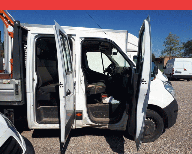Renault Renault Master PLATEAU + GRUE DOUBLE CAB 2.3 DCI