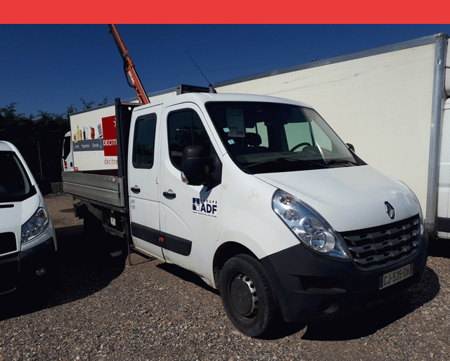 Renault Renault Master PLATEAU + GRUE DOUBLE CAB 2.3 DCI