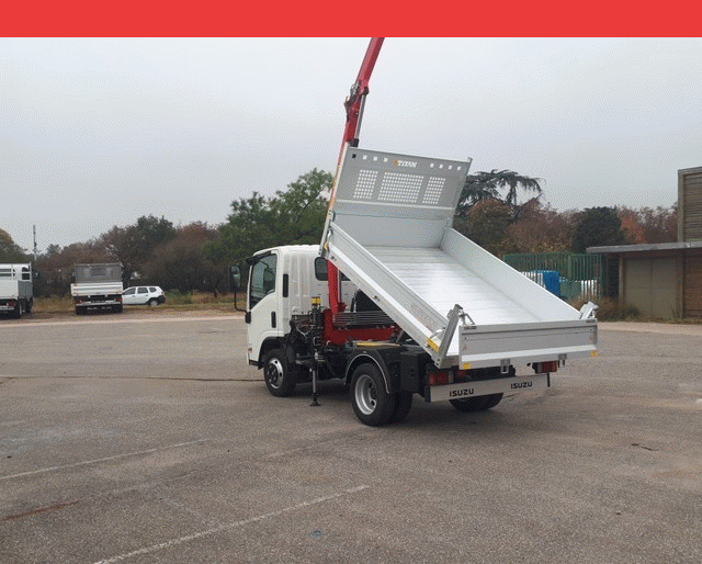 Isuzu Acl027 M21 Ground E Benne Et Grue Pk